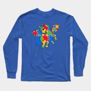 Autism Unicorn Long Sleeve T-Shirt